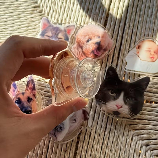 Vlastní pop-socket s fotkou mazlíčka