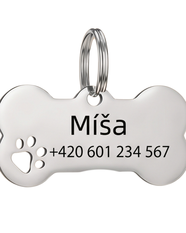 Vlastní personalizovaná psí značka