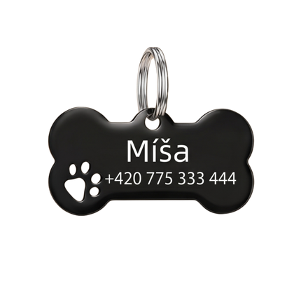 Vlastní personalizovaná psí značka