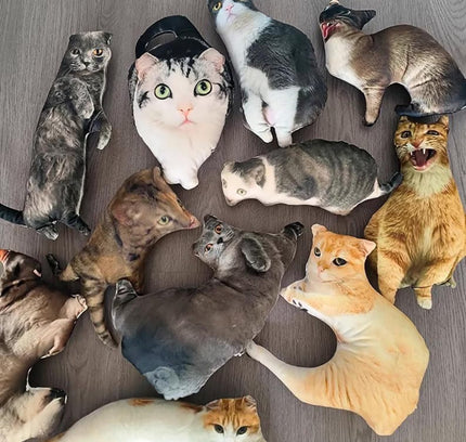 Personalised cushion - CAT SHAPE (With your photo print)